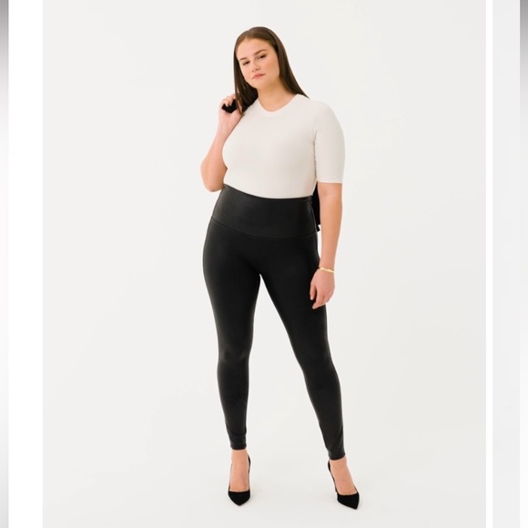 Spanx Faux Leather Leggings - Picture 2 of 6